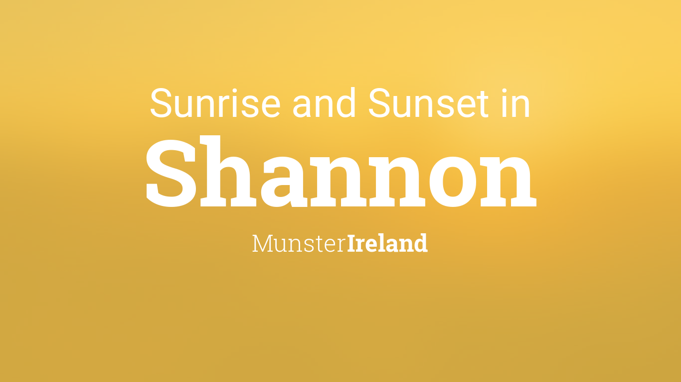 Shannon date - The Irish Times